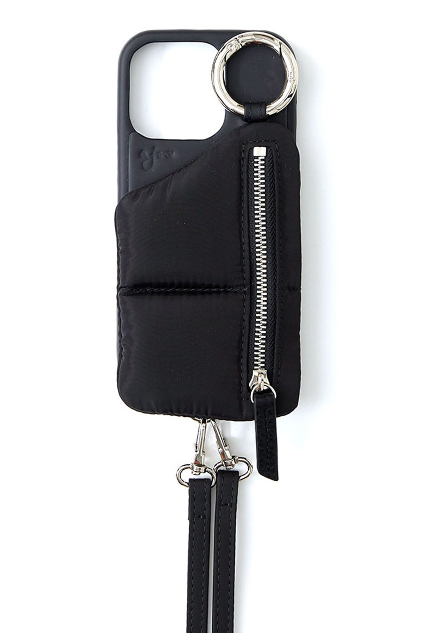 ajew iPhone14/14Pro ajew cadenas puffer case shoulder (ブラック, 14/16e) エジュー ELLE SHOP ajew iPhone14/14Pro ajew cadenas puffer case shoulder (ブラック, 14/16e) エジュー ELLE SHOP
