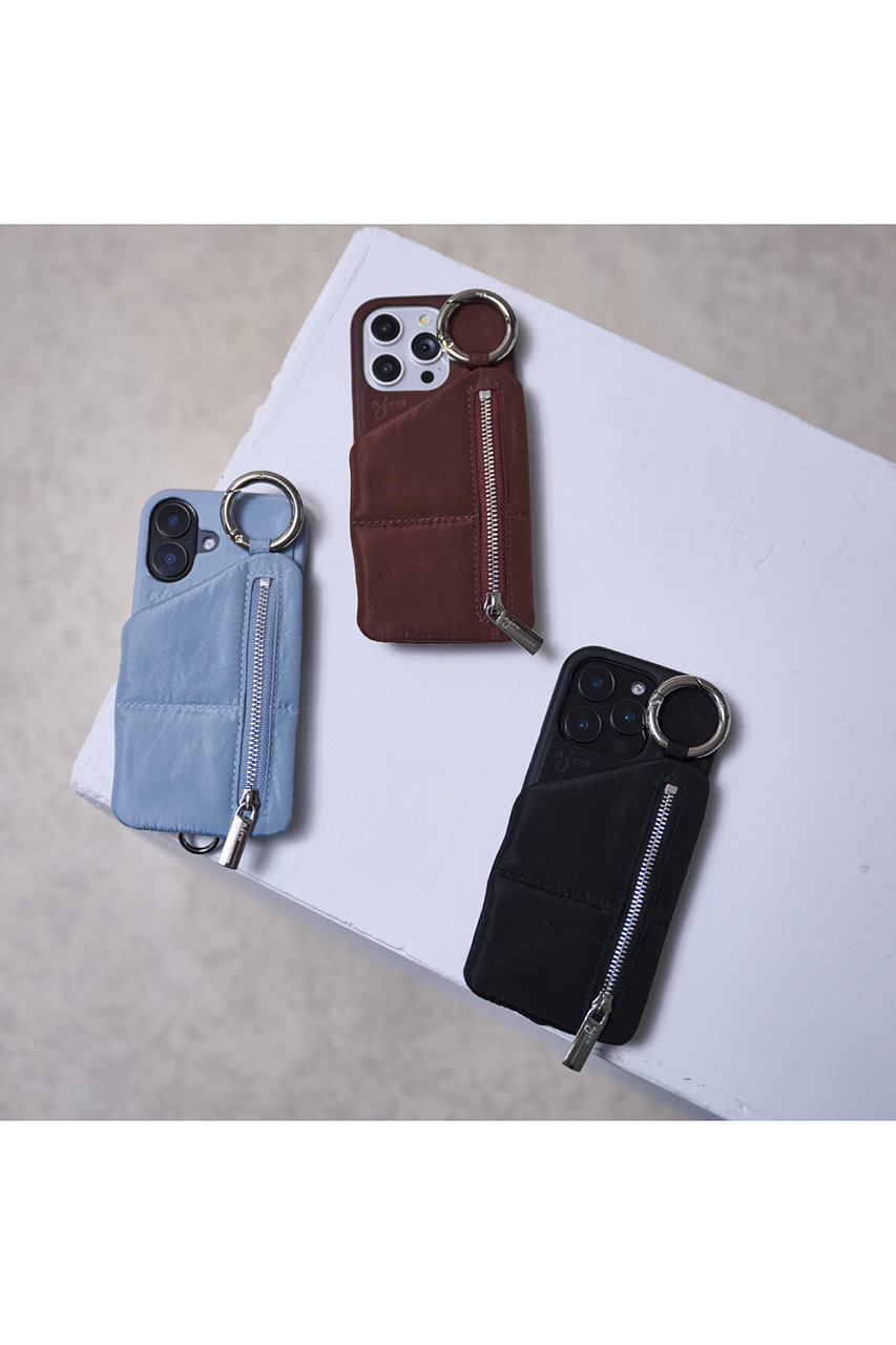 ajew エジューハート型ファー素材iPhone14ケース ajew(エジュー)｜【予約販売】iPhone14/14Pro ajew glow heart