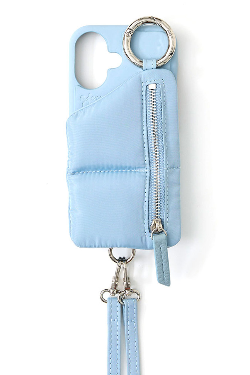 ajew iPhone14/14Pro ajew cadenas puffer case shoulder (グレーブルー, 14/16e) エジュー ELLE SHOP ajew iPhone14/14Pro ajew cadenas puffer case shoulder (グレーブルー, 14/16e) エジュー ELLE SHOP