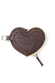 ajew croco heart pouch