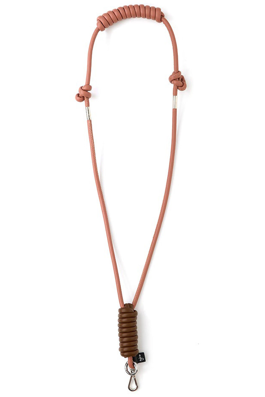 エジュー/ajewのCoil shoulder(ピンクベージュ×ダークブラウン/AJ03_010)