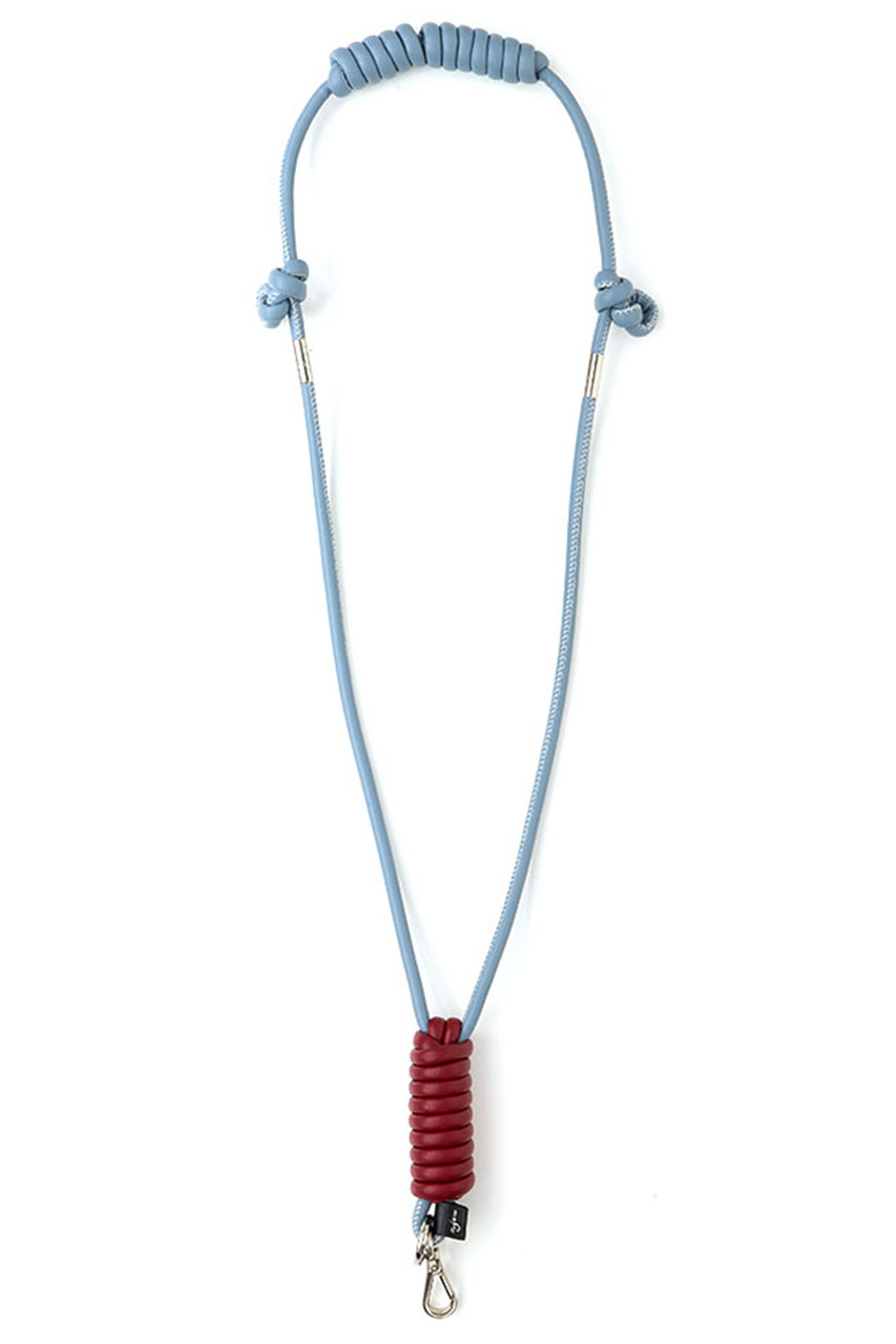 エジュー/ajewのCoil shoulder(ブルー×バーガンディー/AJ03_010)