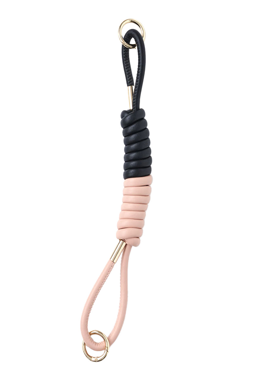 ajew 【ELLESHOP限定】Coil strap (ピンク×ブラック, F) エジュー ELLE SHOP