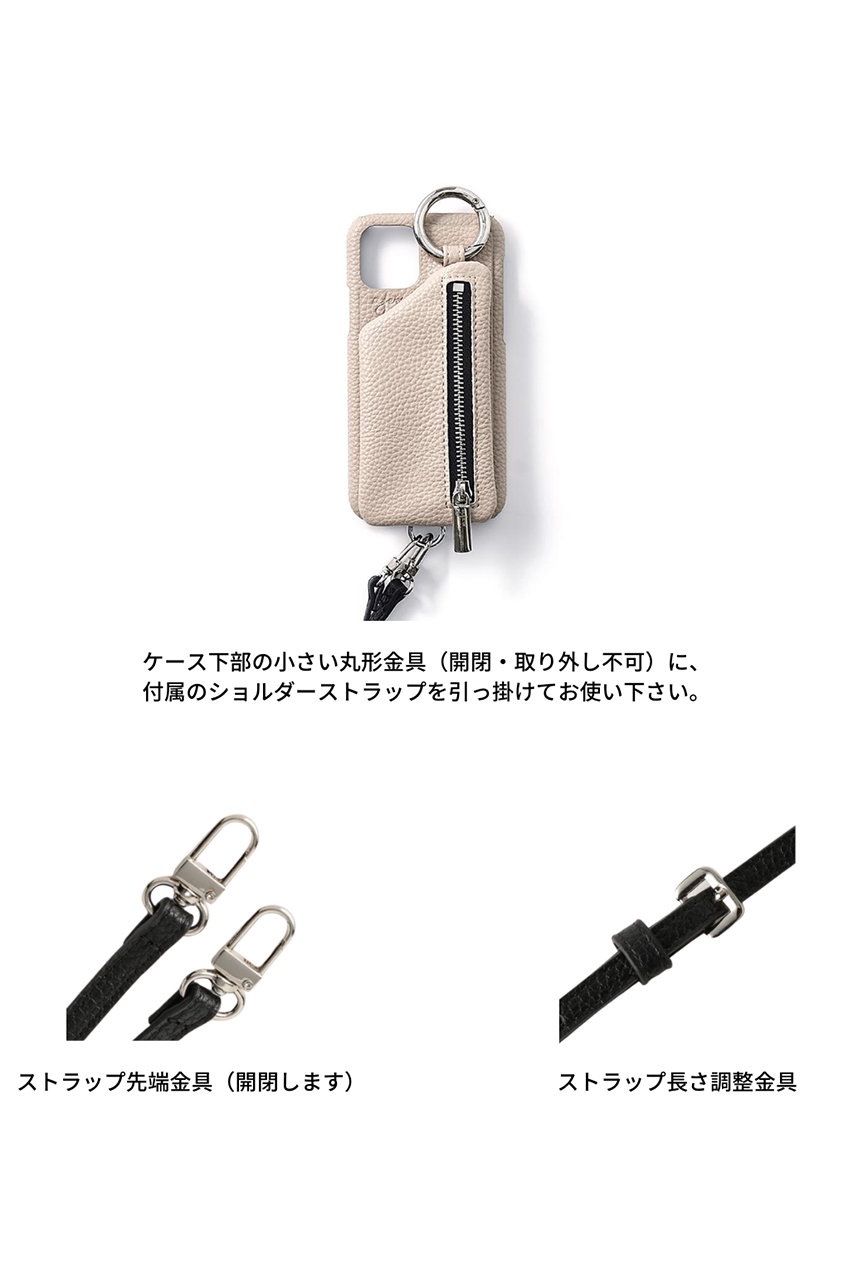 ajew(エジュー)｜iPhone17/17Pro ajew cadenas zipphone case shoulder