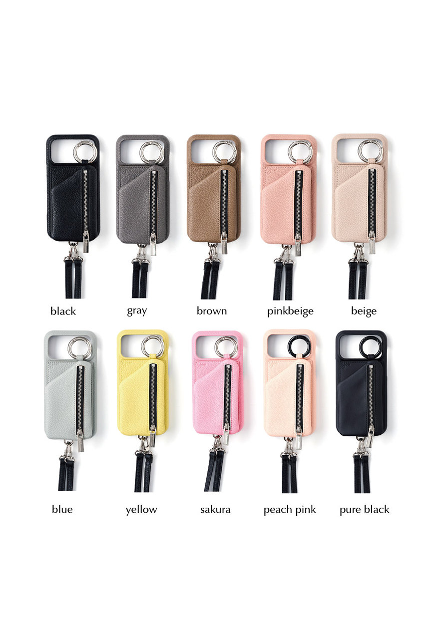 ajew(エジュー)｜iPhoneProMax/17air ajew cadenas zipphone case