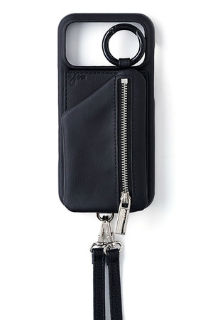 エジュー/ajewのiPhoneProMax/17air ajew cadenas zipphone case shoulder