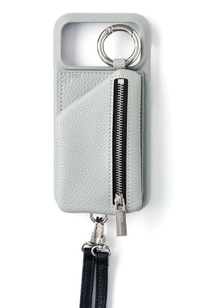 エジュー/ajewのiPhoneProMax/17air ajew cadenas zipphone case shoulder
