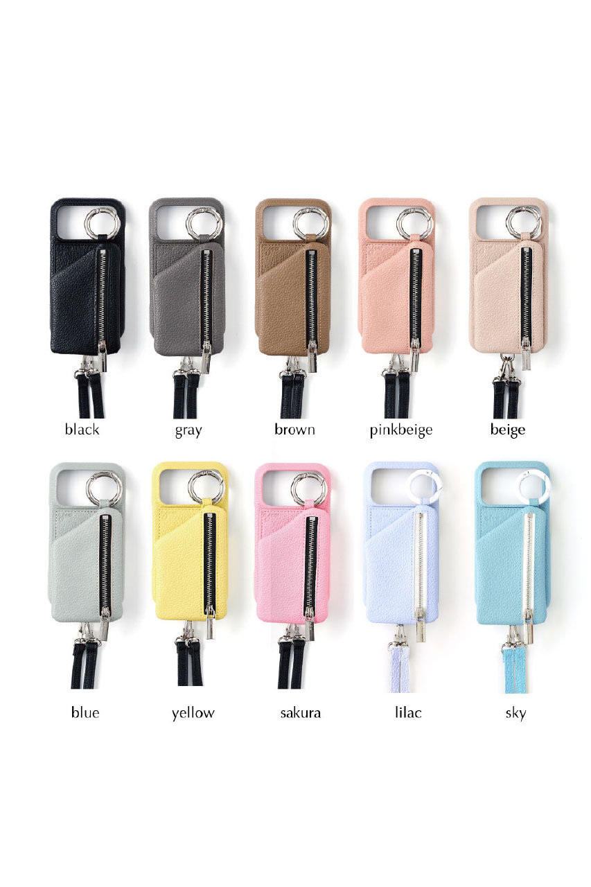 ☆2月中値下げ☆ ajew iPhoneSE ケース ホワイト ショルダー付き ☆2月