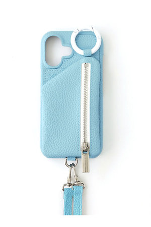 エジュー/ajewの【新仕様(カードケース付き)】iPhone16/16Pro ajew cadenas zipphone case shoulder(141000/141001)