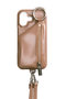 iPhone15/15Pro ajew patent case shoulder(新仕様カードケース付) エジュー/ajew lightbrown