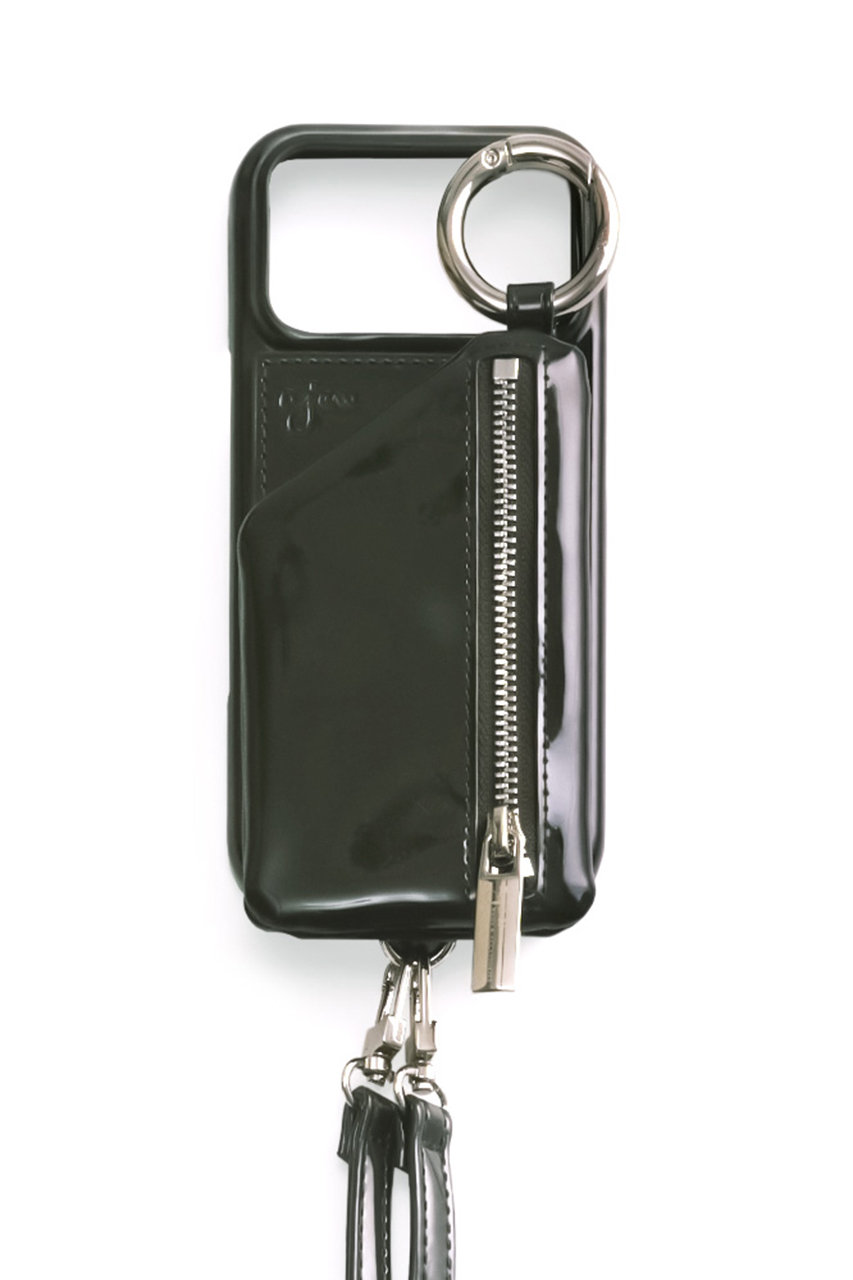 ajew エジュー iPhone16 パテントケース ショルダー＆コイル ajew(エジュー)｜iPhone16/16Pro ajew patent case shoulder(新仕様