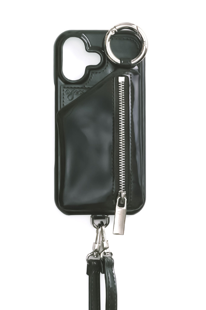 エジュー/ajewのiPhone17/17Pro ajew patent case shoulder(新仕様カードケース付)(darkgray/AJ02_076)