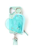 ajew エジュー　heart planet pocket case ajew（エジュー） iPhone対応 ajew PVC heart planet pocket case