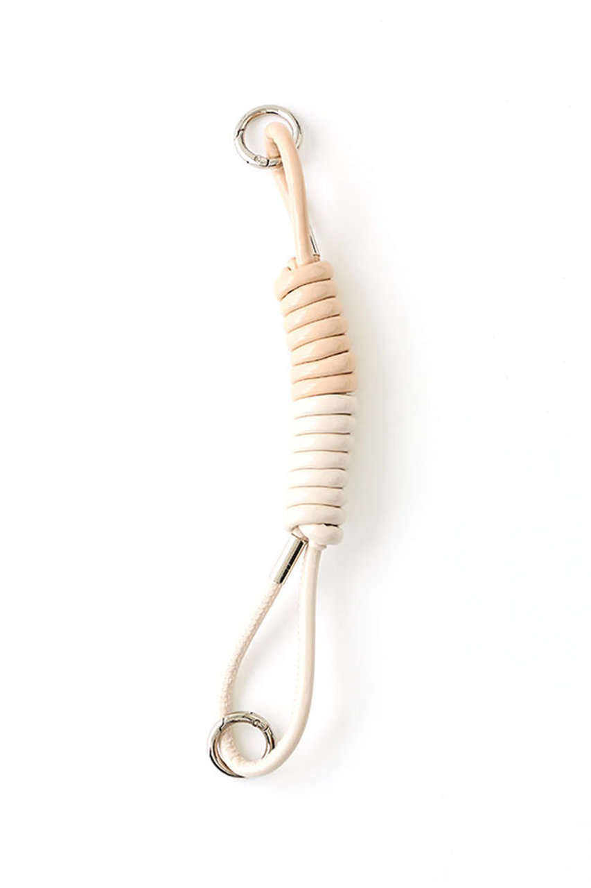 エジュー/ajewの【予約販売】patent coil strap(latte/AJ03_013)