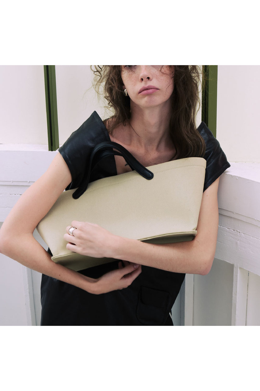 エジュー/ajewのWidth Duo Bag(beige/AJ01_032)
