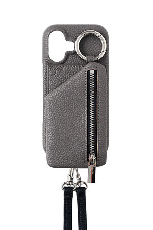 エジュー/ajewのiPhone15/15Pro ajew cadenas zipphone case shoulder(カードケース有)
