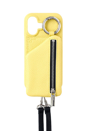 エジュー/ajewのiPhone16/16Pro ajew cadenas zipphone case shoulder(カードケース有)