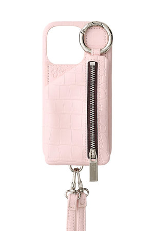 エジュー/ajewのiPhone17/17Pro ajew cadenas croco zipphone case shoulder(カードケース有)(141000/141001)