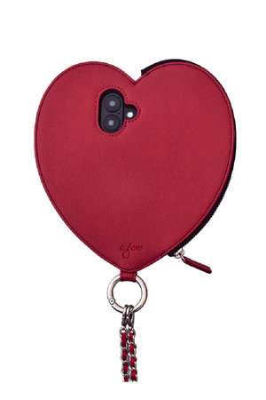 エジュー/ajewのiPhone17/17Pro ajew dress HEART case shoulder(141000/141001)