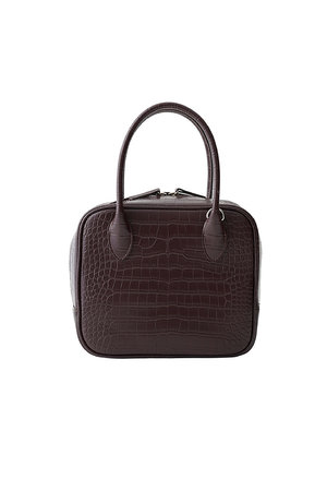 エジュー/ajewのcroco square bag(120600/120602)