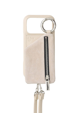 エジュー/ajewの【予約販売】iPhone16 ajew suede essential pocket case（カードケース有）(141000/141001)