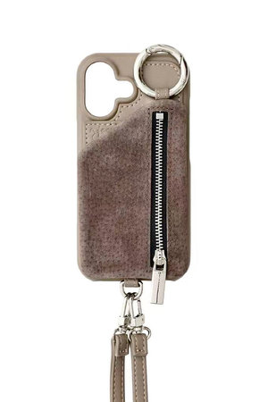 エジュー/ajewの【予約販売】iPhone17/18 ajew suede essential pocket case（カードケース有）(141000/141001)