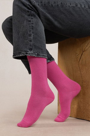 ブルーフォレ/BLEUFORETの6095 ソリッドカラー ウールソックス(140700/140701)