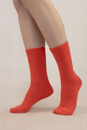 ブルーフォレ/BLEUFORETの6095 ソリッドカラー ウールソックス