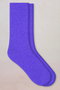6095 ソリッドカラー ウールソックス ブルーフォレ/BLEUFORET