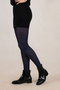 3215 リブモダールウールタイツ ブルーフォレ/BLEUFORET