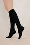 6198 ウールニーハイソックス ブルーフォレ/BLEUFORET ブラック