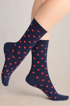 ブルーフォレ/BLEUFORETの6358 ハートコットンソックス(140700/140701)