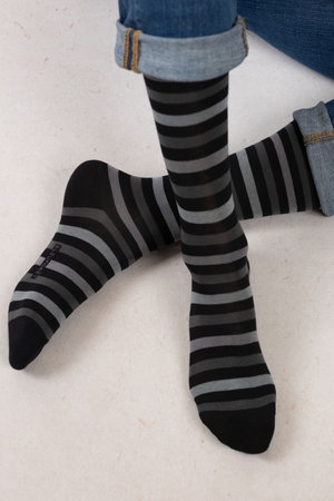 ブルーフォレ/BLEUFORETの【MEN】7122 マルチカラーボーダーソックス(140700/140701)