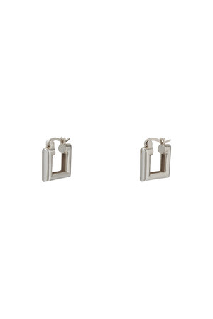 デイジー ロンドン/DAISY LONDONの【POLLY SAYER】 MINI CHUBBY SQUARE HOOP ピアス(150100/150101)