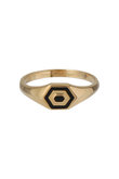MINI HEXAGONPALM SIGNET リング_GOLD