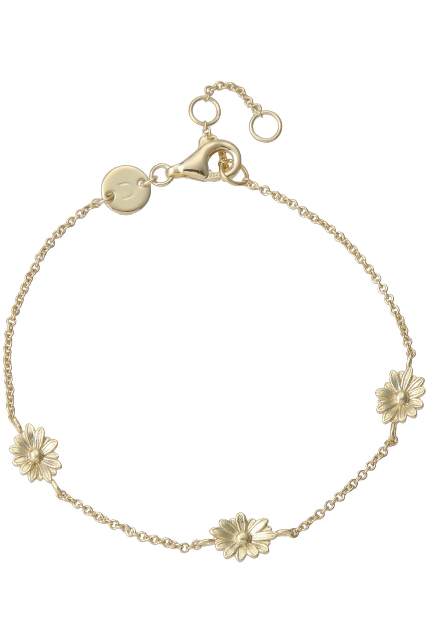 DAISY LONDON DAISY CHAIN FLOWER ブレスレット (ゴールド, F) デイジー ロンドン ELLE SHOP DAISY LONDON DAISY CHAIN FLOWER ブレスレット (ゴールド, F) デイジー ロンドン ELLE SHOP