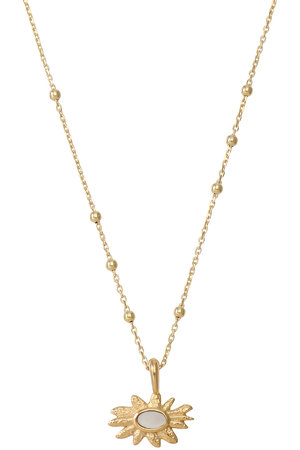 デイジー ロンドン/DAISY LONDONのDAISY MOTHER OF PEARL FLOWER ネックレス(150200/150201)