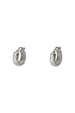 デイジー ロンドン/DAISY LONDONのMINI TEXTURED HOOP ピアス(150100/150101)