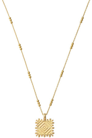 デイジー ロンドン/DAISY LONDONのAZTECA SQUARE DESIGN ネックレス(150200/150201)