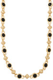 【Polly Sayer】Black Onyx Chain ネックレス ゴールド