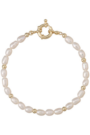 Pearl Beaded Chain ブレスレット