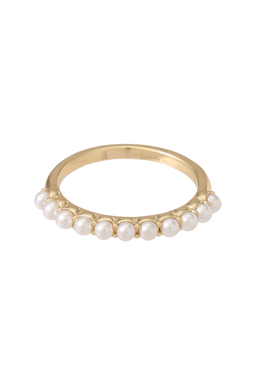 DAISY LONDON Mini Pearl Band リング ゴールド (ゴールド, M(約12~14号)) デイジー ロンドン ELLE SHOP DAISY LONDON Mini Pearl Band リング ゴールド (ゴールド, M(約12~14号)) デイジー ロンドン ELLE SHOP