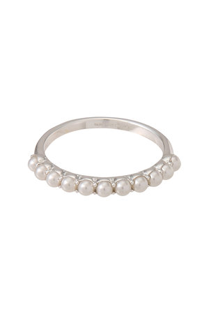 デイジー ロンドン/DAISY LONDONのMini Pearl Band リング シルバー(150400/150401)
