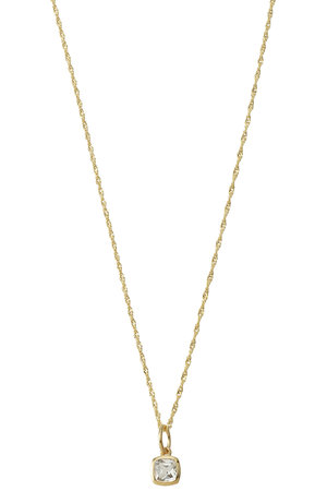 デイジー ロンドン/DAISY LONDONのAPRIL-WHITE TOPAZ GP ネックレス(150200/150201)