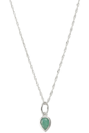 デイジー ロンドン/DAISY LONDONのMAY-EMERALD SLV ネックレス(150200/150201)