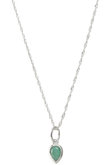 MAY-EMERALD SLV ネックレス