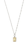 NOV-CITRINE SLV ネックレス