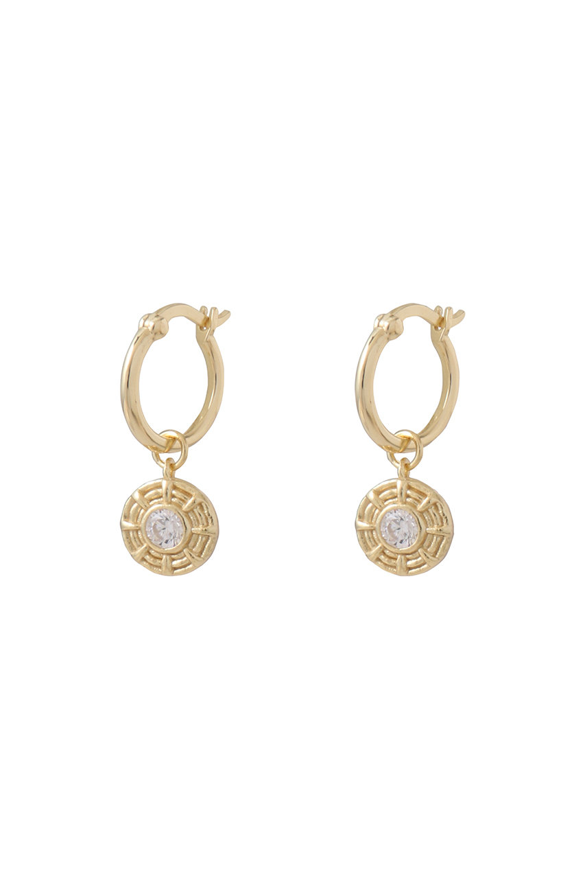 DAISY LONDON Apollo Sparkle Drop ピアス (ゴールド, UNI) デイジー ロンドン ELLE SHOP DAISY LONDON Apollo Sparkle Drop ピアス (ゴールド, UNI) デイジー ロンドン ELLE SHOP