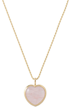 デイジー ロンドン/DAISY LONDONのBeloved Rose Quartz Heart ペンダント(150700/150701)