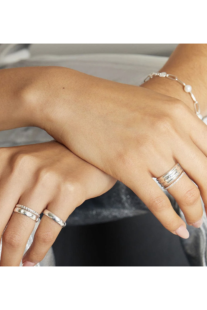 DAISY LONDON(デイジー ロンドン)｜Dainty Crystal Stacking リング 